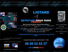 Tablet Screenshot of parisdetective.com